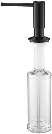 Дозатор для моющего средства Paulmark Decus D004-GB (глянцевый черный)