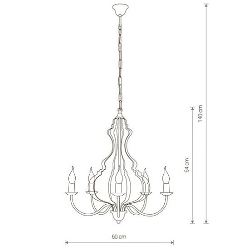 Подвесная люстра Nowodvorski Margaret 6328