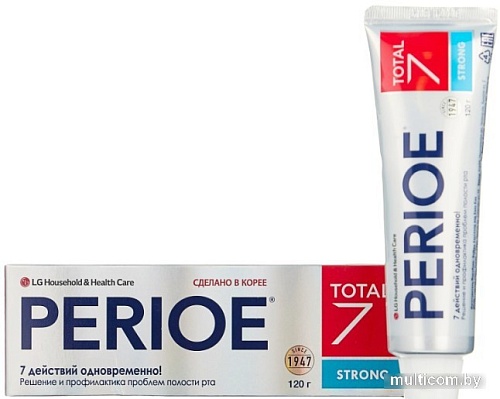 Зубная паста PERIOE Комплексного действия Total 7 Strong 120 мл