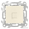 Розетка телефонная Simon 2410480-031 (слоновая кость)