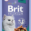 Пресервы Brit Premium для стерилизованных утка с яблоками в желе 85 г