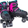 Роликовые коньки Tech Team Квады Latina District (р-р 30-33, черный/розовый)