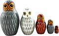 Развивающая игра Брестская Матрешка Совы (набор 5 шт)