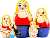 Развивающая игра Брестская Матрешка Студия Макияжа (набор 5 шт)