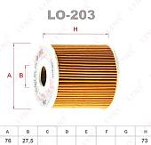 Масляный фильтр LynxAuto LO-203