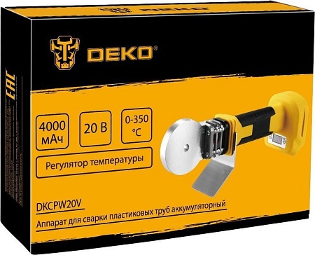 Аппарат для сварки труб Deko DKCPW20V 086-3000 (с 1-им АКБ)