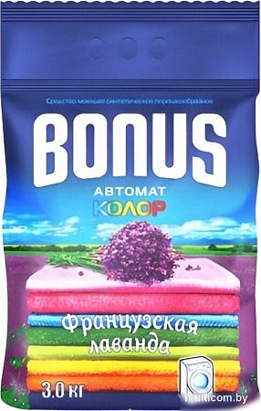 Стиральный порошок БЗПИ Bonus Автомат Колор Французская лаванда 23c677-3567 (3кг)