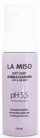 La Miso Пенка для умывания Мягкая кислородная для глубокого очищения PH 5.5 (150 мл)