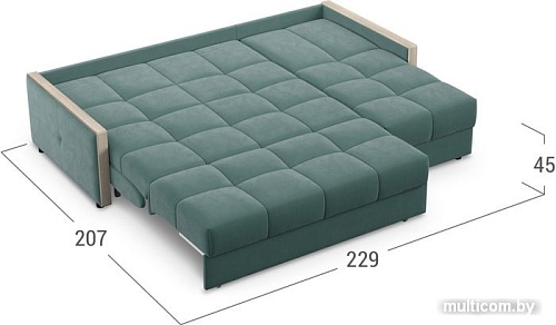 Угловой диван Moon Trade Мадрид 125 002494 (зеленый)