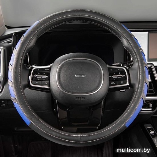 Оплетка на руль Skyway Eco Combo 2 M S01102065 (черный/синий)
