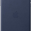 Чехол Apple Leather Case для iPhone 11 Pro Max (темно-синий)