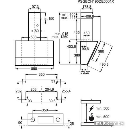 Кухонная вытяжка Electrolux LFV619R