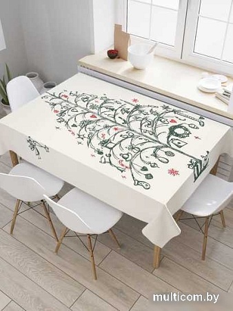 Скатерть JoyArty Елка с подарками tc_19390_180x145