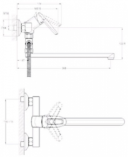 Смеситель G.Lauf LOF6-A033
