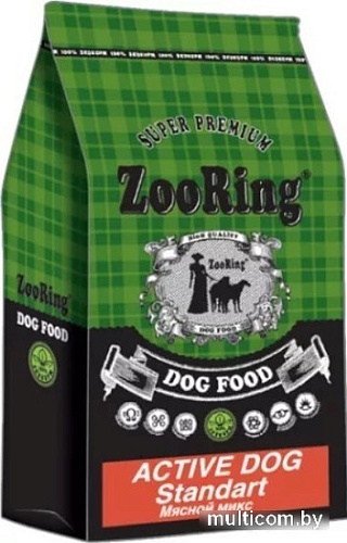 Сухой корм для собак ZooRing Active Dog Standart Мясной микс 10 кг