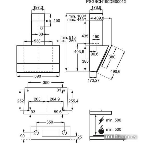 Кухонная вытяжка Electrolux LFV619R