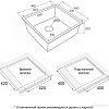 Кухонная мойка Paulmark Lassan 44 UNI LA44-BS (стальной/брашированная сталь)