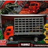 Грузовик Технопарк KAMAZ с динозавром KAMCHE-15DIN-DINO