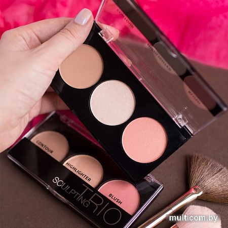 Румяна Belor Design Sculpting Trio (тон 1) 10.9 г