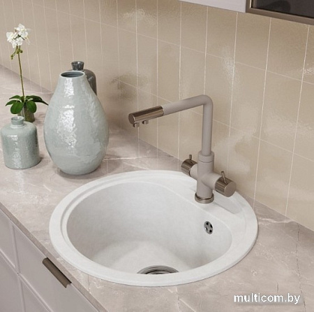 Кухонная мойка Mixline ML-GM10 551814 (ультра-белый)