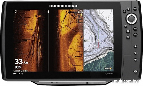 Эхолот-картплоттер Humminbird Helix 12x Chirp Mega SI+ GPS G3N