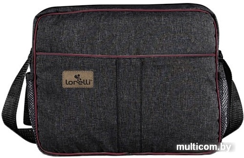 Универсальная коляска Lorelli Aster (2 в 1, темно-синий/красный)