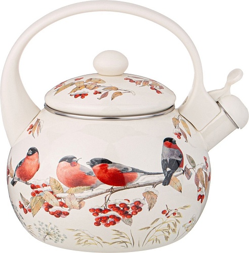 Чайник со свистком Agness Снегири 934-735