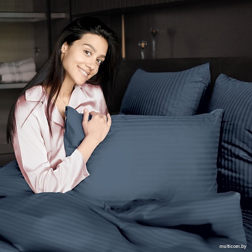 Постельное белье Verossa Stripe Sapphire 1.5сп VRT 1588 70308 ST13 23