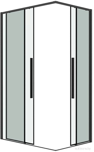 Душевой уголок Grossman Galaxy 110x90x195 300.K33.01.1190.42.00 (графит сатин/прозрачное стекло)