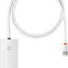 USB-хаб Baseus Lite Series 4-Port USB-A WKQX030102 (1 м, белый)