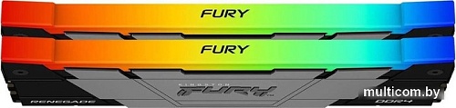 Оперативная память Kingston FURY Renegade RGB 2x32ГБ DDR4 3600 МГц KF436C18RB2AK2/64
