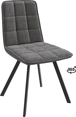 Стул Мамадома Rom D-R 360 (b28 Antracite Lux/черный)