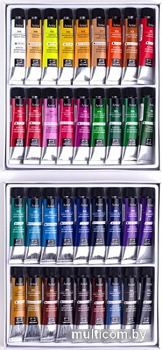 Акриловые краски Малевичъ 612022 (36 цветов, 12 мл)