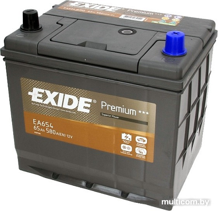 Автомобильный аккумулятор Exide Premium EA654 (65 А/ч)