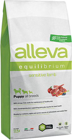 Сухой корм для собак Alleva Equilibrium Sensitive Lamb Puppy All Breeds 12 кг