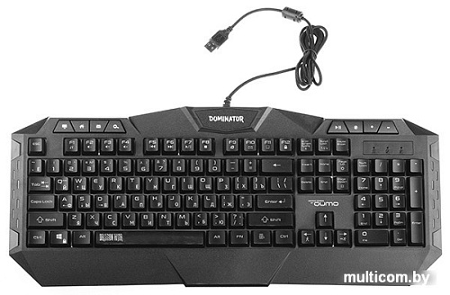 Клавиатура + мышь с ковриком QUMO Dominator