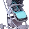 Универсальная коляска Lorelli Aster (2 в 1, серый/бирюзовый)