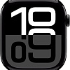 Умные часы Apple Watch Series 10 46 мм (алюминиевый корпус, черный/темно-серый, нейлоновый ремешок)