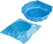 Песочница Paradiso Toys с тентом ракушка T00758 (голубой)