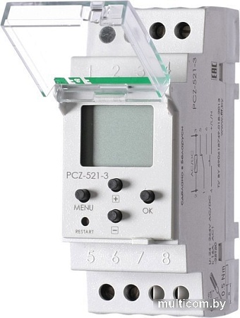 Реле времени Евроавтоматика F&F PCZ-521-3 EA02.002.018