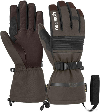 Горнолыжные перчатки Reusch Isidro Gtx Burnt 4901319-5499 (р-р 8, Olive/Dark Brown)