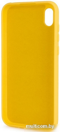 Чехол для телефона Case Cheap Liquid для Huawei Y5 2019/Honor 8S (желтый)