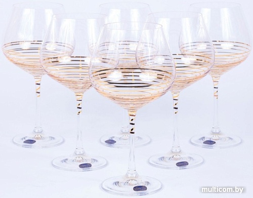 Набор бокалов для вина Bohemia Crystal Viola 40729/M8441/570