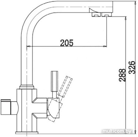 Смеситель Kaiser Decor 40144-16 (песочный)