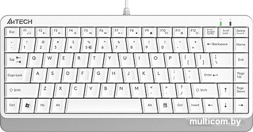 Клавиатура A4Tech Fstyler FKS11 (белый/серый)