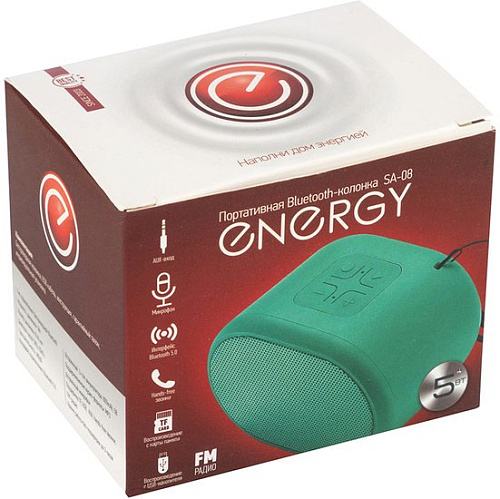 Беспроводная колонка Energy SA-08 (красный)