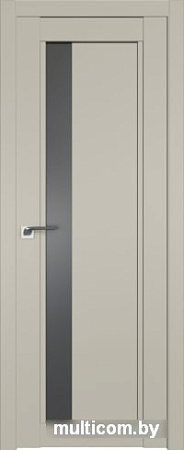 Межкомнатная дверь ProfilDoors 2.71U 90x200 (шеллгрей/стекло графит)