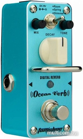 Гитарная педаль Tomsline Ocean Verb Digital Reverb AOV-3