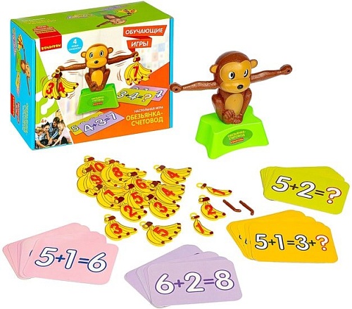 Развивающая игра Bondibon Обезьянка-счетовод ВВ4850