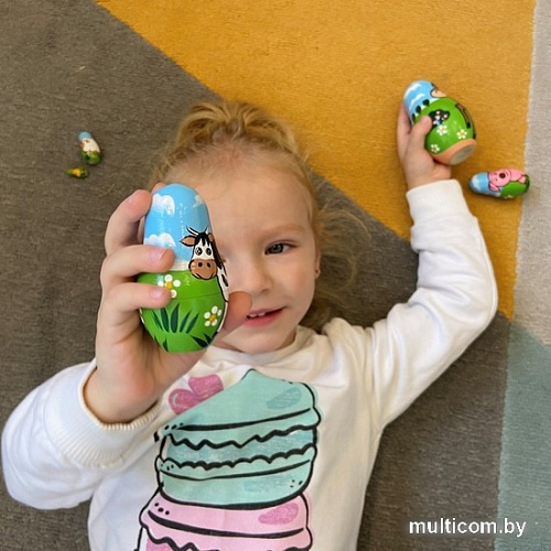 Развивающая игра Брестская Матрешка Животные фермы (набор 5 шт)